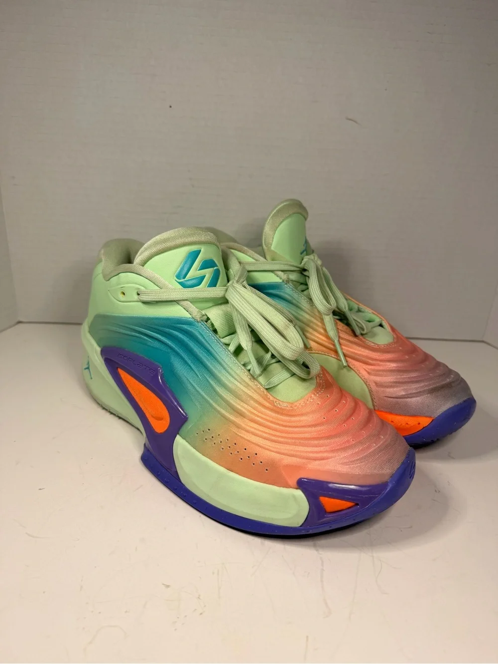 Nike Air Jordan Luka 3 Blurred Vision Vapor Green Basketball Shoes Size 7.5